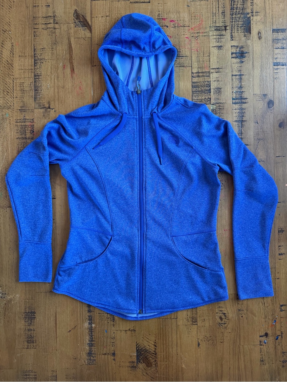The North Face Women’s Electric Blue Full-Zip Hooded Jacket